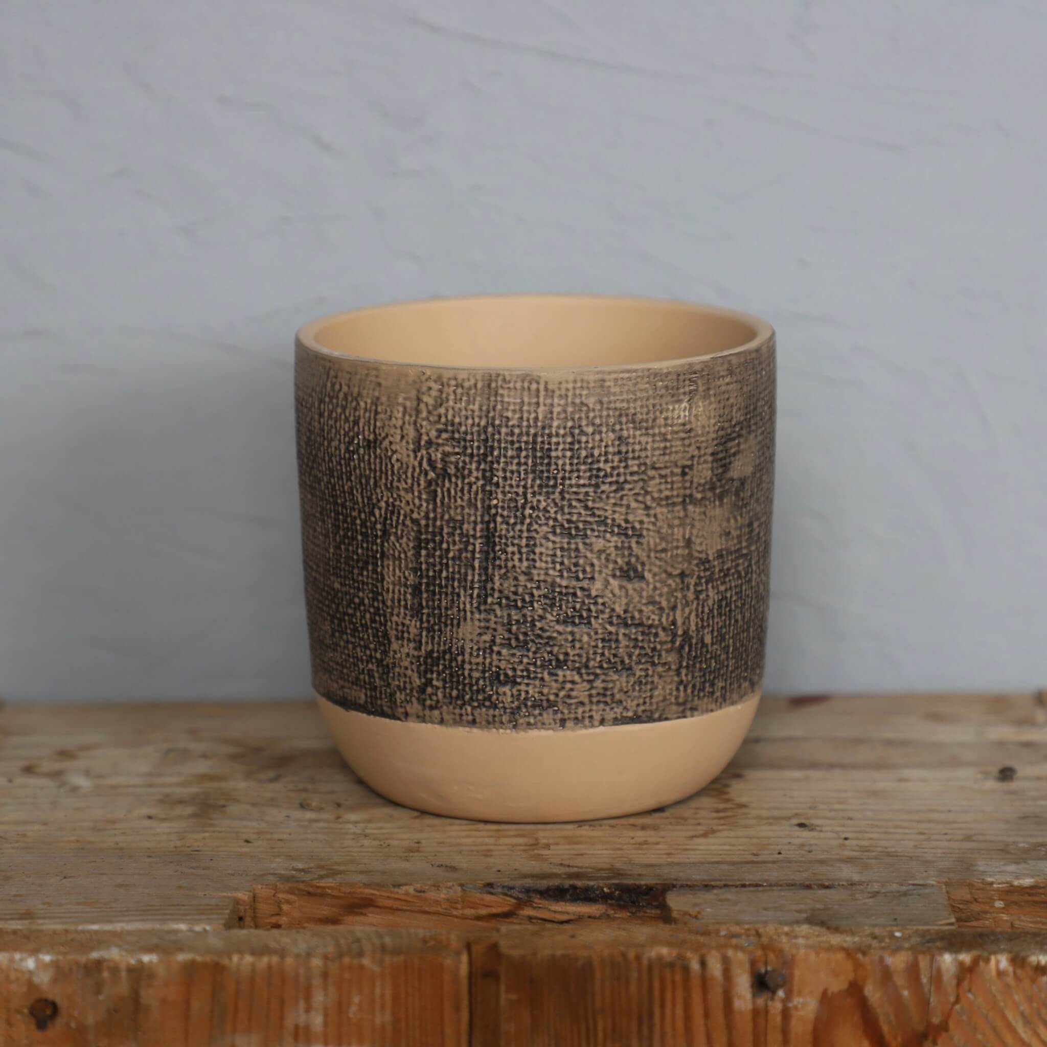 Kvetináč Sandy of Black Ø 12 cm 1 kvetinac-keramicky-na-rastlinu-rastlinkovo