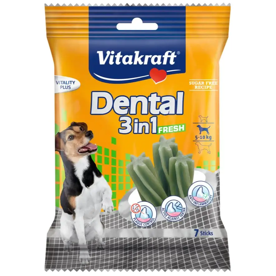Vitakraft Dental 3in1 Fresh 120 g 1 vitakraft-dental-dentalne-tycinky-pre-psov-chovatelske-potreby-zvieratkovo-rastlinkovo