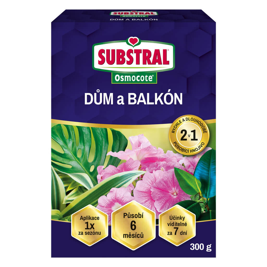 Substral Osmocote 2v1 hnojivo dom a balkón 300 g 1 substral-dom-a-zahrada-300-gramov-rastlinkovo