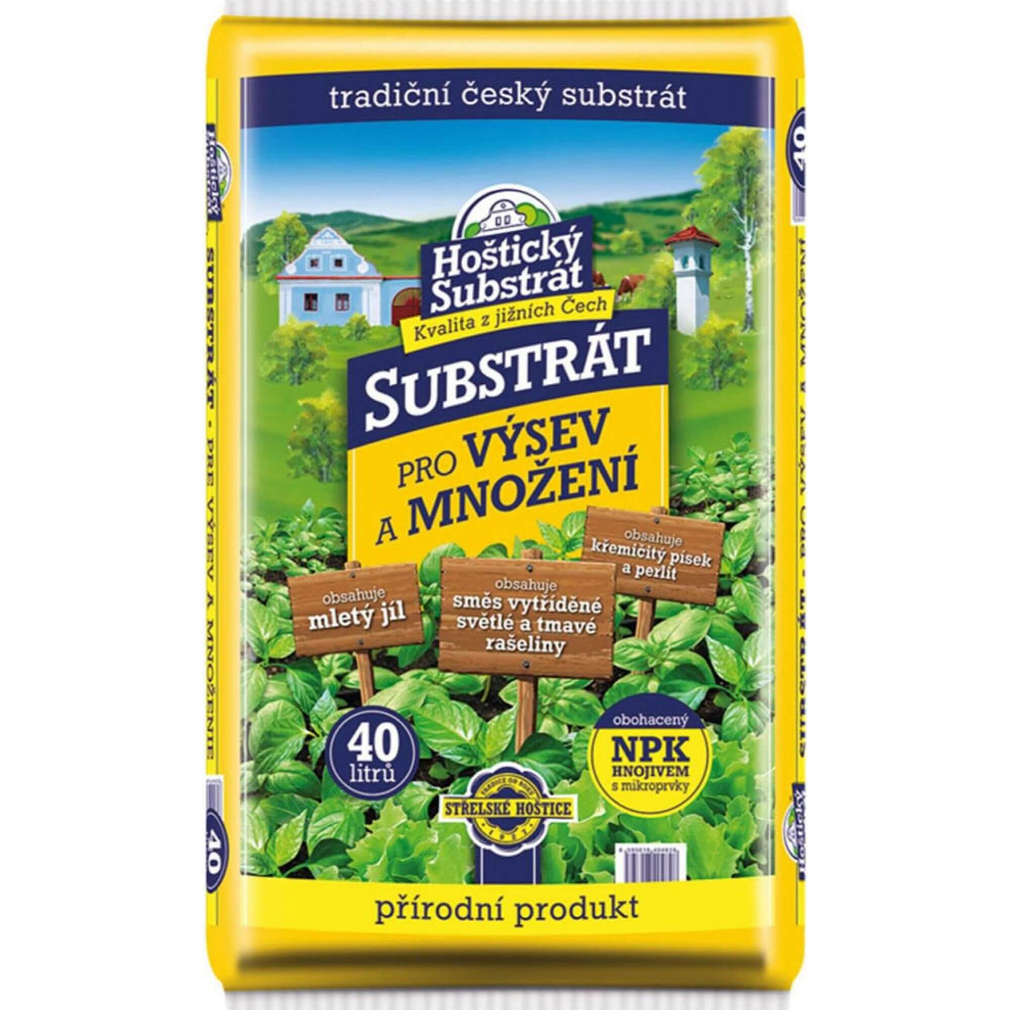 Forestina Hoštický Substrát na výsev a množenie 40 litrov 1 forestina-hosticky-vysev-a-mnozenie-40-litrov-rastlinkovo