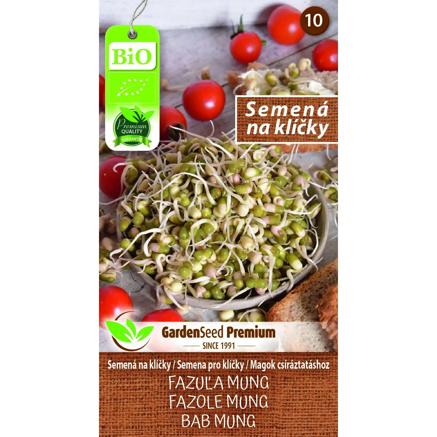 E-shop MoravoSeed Bio Semená na klíčky Fazuľa Mung 20 g
