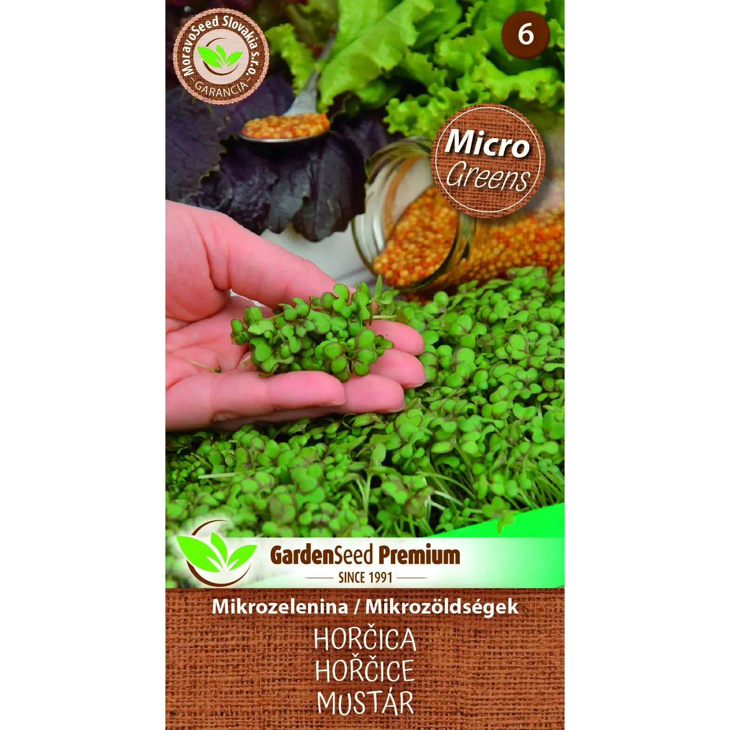 E-shop MoravoSeed MicroGreens Horčica 10 g