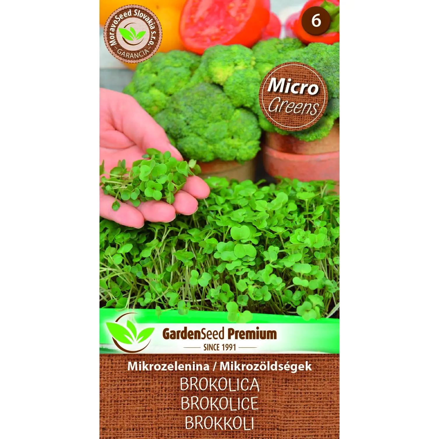 E-shop MoravoSeed MicroGreens Brokolica 3 g