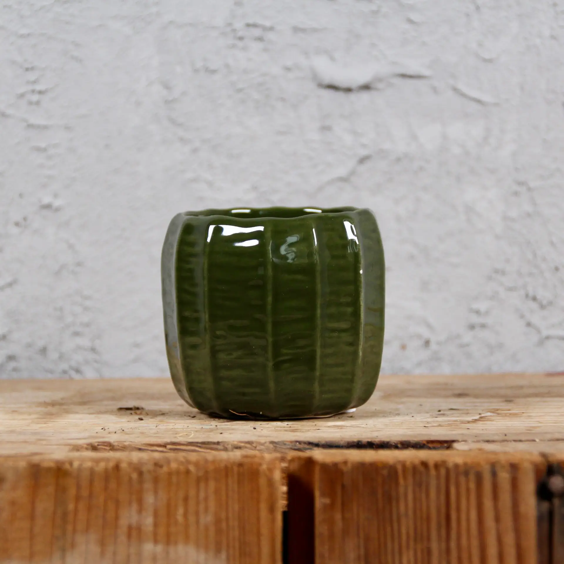 E-shop Kvetináč Verde tmavozelený Ø 6 cm