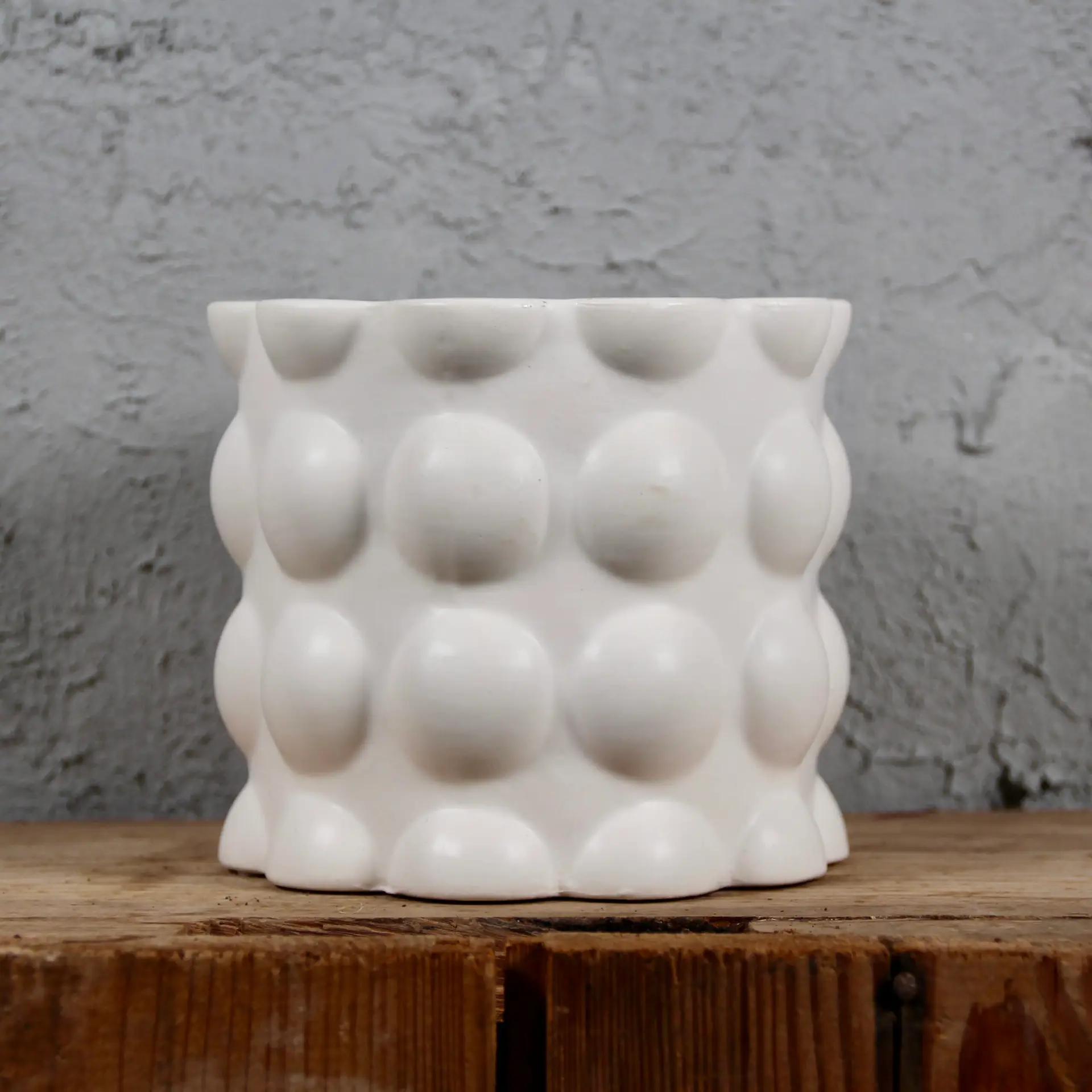 E-shop Kvetináč Cotton biely Ø 12 cm
