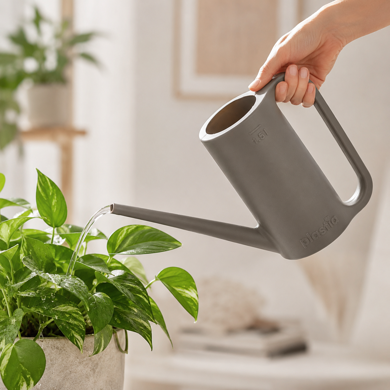 Plastia Plastová krhla MAX šedá 1,5 litra 2 plastia-plastova-krhla-max-seda-rastlinkovo